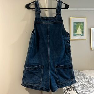 Anthropologie denim romper/overall